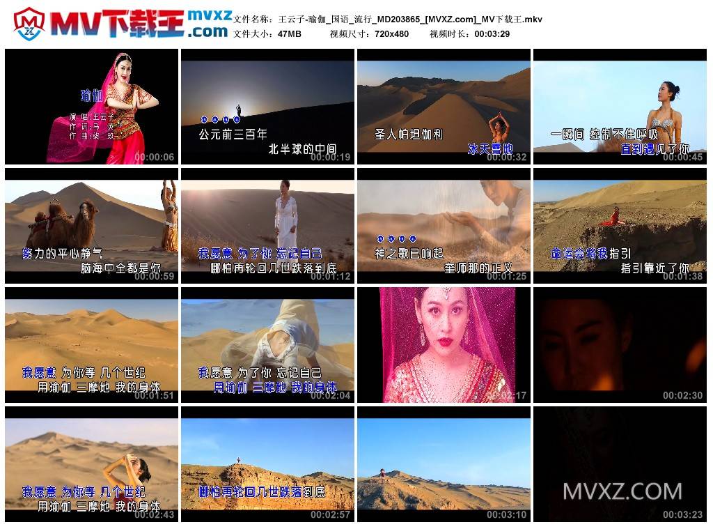 王云子-瑜伽_国语_流行_MD203865